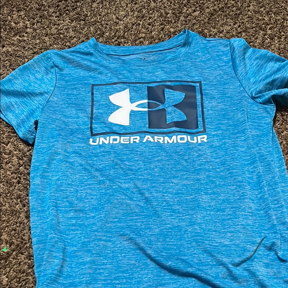 Under Armour Blue Short Sleeve Tee